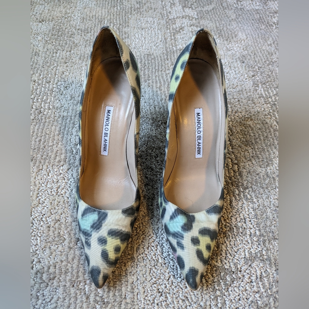 Manolo Blahnik Animal Pumps